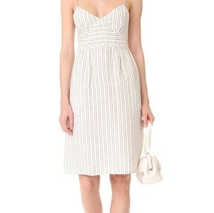 Theory 'Malaena B' narrow stripe dress sz 0 NWT